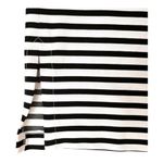 Banana Republic  Ponte Pencil Skirt 00P  Black White Stripe Stretch preppy​ Photo 1