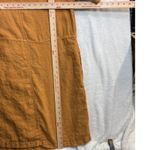 PureJill S 100% Linen Shift Dress Ochre Minimalist Lagenlook Quiet Luxury Earthy Orange Photo 4