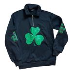 Womens Spadehill St. Patrick's Day Quarter Zip Long Sleeve Sweatshirt Photo 3