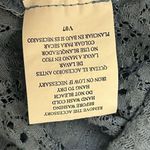 Lilly White Lace Crochet Overlay 3/4 Sleeve Blouse Womens Blue Sheer Boho S Photo 8