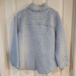 Green Tea  Blue Sherpa Fuzzy Quarter Zip Photo 1