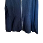 Thalia Sodi Cardigan Womens XL Black Zipper Accent Stretch Long Sleeve Sweater Photo 3