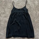 Aritzia  Sunday Best Dainty Dress Black Adjustable Spaghetti Strap Babydoll XS Photo 0