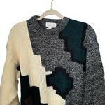 Chapel Hill Sweater Sz L Pullover Knit Crewneck Colorful Geometric Abstract VTG Size L Photo 1