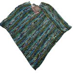 Peruvian Connection NWT  Vibrant Knit Poncho Photo 2