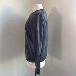 HOLIDAY Novelty Sweatshirt Womens Sz Small Grey Snowman Christmas Cozycore Gray Photo 4