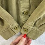 J.Jill  S Small Painter Chore Jacket Light Olive Oil Green Essential Fatigue Photo 8