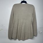 Women's Beige Zip Cable Knit Sweater Size S The New York Company Long Sleeve Photo 9