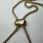 Kendra Scott Kingston Bronze Vein Turquoise Magnesite Fringe Gold Necklace Photo 7