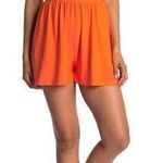 Abound 4/$25  orange fluro romper lace up back size medium Photo 0