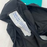 Aqua Green Women's swimwear bottom Shirred Swim Briefs - Black Medium Photo 9