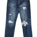 American Eagle  Jeans Women 6 Tomgirl Ripped Distressed Button Fly Cowgirl Rodeo‎ Photo 0
