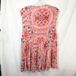 Torrid ‎ Plus Size 2X Top Babydoll Gauzy Crochet Lace Up Sleeveless Floral 709 Photo 6