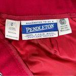 Pendleton Vintage red 100% virgin wool pencil skirt women’s size large 12 30” Photo 4
