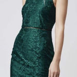 Top Shop Teal Green Lace Sleeveless Short Dress Size 6 Photo 0