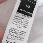 SheIn NEW Womens White Eyelet Embroidered Sleeveless Vest Tank Top Shirt Size 1XL Photo 4