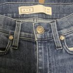 AYR  The Riser High Waist Stretch Womens‎ Jeans  Denim Raw Hem Medium Wash 26x32 Photo 3