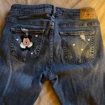 Hollister Mickey Mouse Painted Skinny Jeans Photo 4