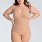 NEW Honeylove Superpower Shorts Tan Size L Photo 0