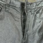 Universal Threads Universal Thread SZ 4R 90's Baggy Jeans Shiny Silver Hi-Rise 100% Cotton New Photo 2