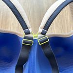 Panache Boundless Wireless Sports Bra in Blue Colorblock Size 36G Photo 8