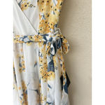 Lulus French Countryside White and Yellow Floral Print High Photo 3