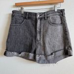 Pilcro Black and Gray Signature High Rise Shorts Women's 30 Photo 1