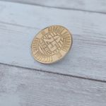 Georgia Southern Eagles Football 25 Years Pin Gold Photo 1