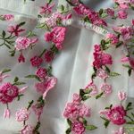 Floral Teddy Lingerie White Photo 2