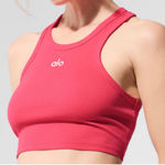 Alo Yoga Apsire Tank Candy Red/White XS Photo 0