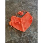 SKIMS Crochet Swim Handkerchief Top Orange Size Small Photo 4