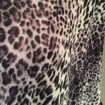 Anthropologie Cheetah Print Poncho with Bat Wings and Fringe Photo 3