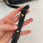 J.Crew women’s black leather Parker crossbody magnetic zipper bag purse Photo 1