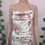 Floral Print Spaghetti Strap Dress New Pink Photo 6