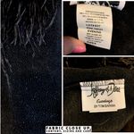 VINTAGE 1990'S JEFFREY & DARA BLACK EVENING DRESS W/ OSTRICH FEATHER ACCENTS (6) Photo 11