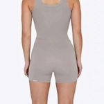 Set Active NWOT SPORTBODY® SHORTYSUIT ROMPER STONE Medium Photo 1