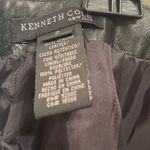 Kenneth Cole Black Leather Pencil Skirt Size 2 Photo 3