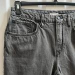 Good American Size 12/31 90s Relaxed Fit Jean 31 Inch Inseam Faded Black Gray Photo 5