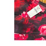 Gap  Floral Print Pleated Skirt Party Cocktail Black Pink Size‎ 4 Photo 3