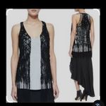 Haute Hippie  Black Macramé suede vest,Top Photo 4