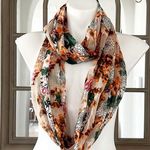 infinity  Scarf, Lightweight Floral Print Photo 0