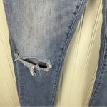Pilcro and the Letterpress Slim Boyfriend Jeans Distressed Vintage Wash Size 26 Photo 7