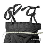 Lulus Black Tie Optional Satin Ruffled Midi Dress Photo 5