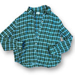 Wilfred Aritzia  Free Plaid Button Down Shirt Blue and Green Size Small Photo 0