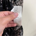 Free People NWT  Serena Floral Bell Sleeve Printed Blouse size small black boho Photo 6