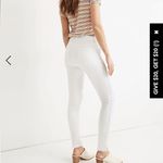 Madewell  Womens 29 Waist 10" High-Rise Jeans White‎ Step-Hem Frayed Button Fly Photo 8
