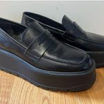 Free People Platform Loafer Shoes Womens EU Size 39 US 8.5 Black Chunky Lug Sole Photo 0