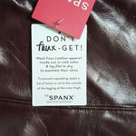 Spanx NWT Ruby High-Waisted Faux Patent Leather Glossy Chic Leggings M Photo 10