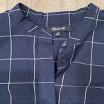 Madewell Bell Sleeve Shirt Windowpane Shirt Top career professional office plaid Photo 6