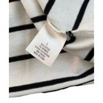 Blue Rain  Ivory & Black Striped Short Sleeve Dress Women Size Large NWT | 9-16 Photo 3